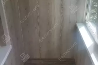 Отделка балкона с утеплением в многоквартирном доме