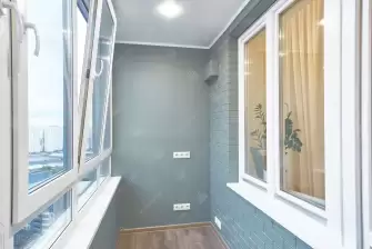 Отделка балкона гипсокартоном с покраской