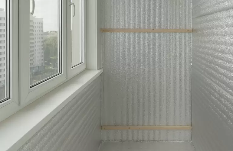 Отделка с утеплением на балконах