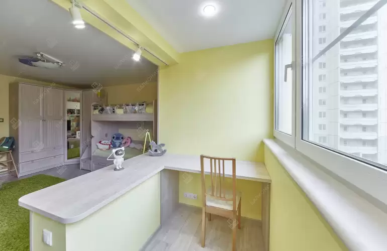 Объединение балкона с комнатой